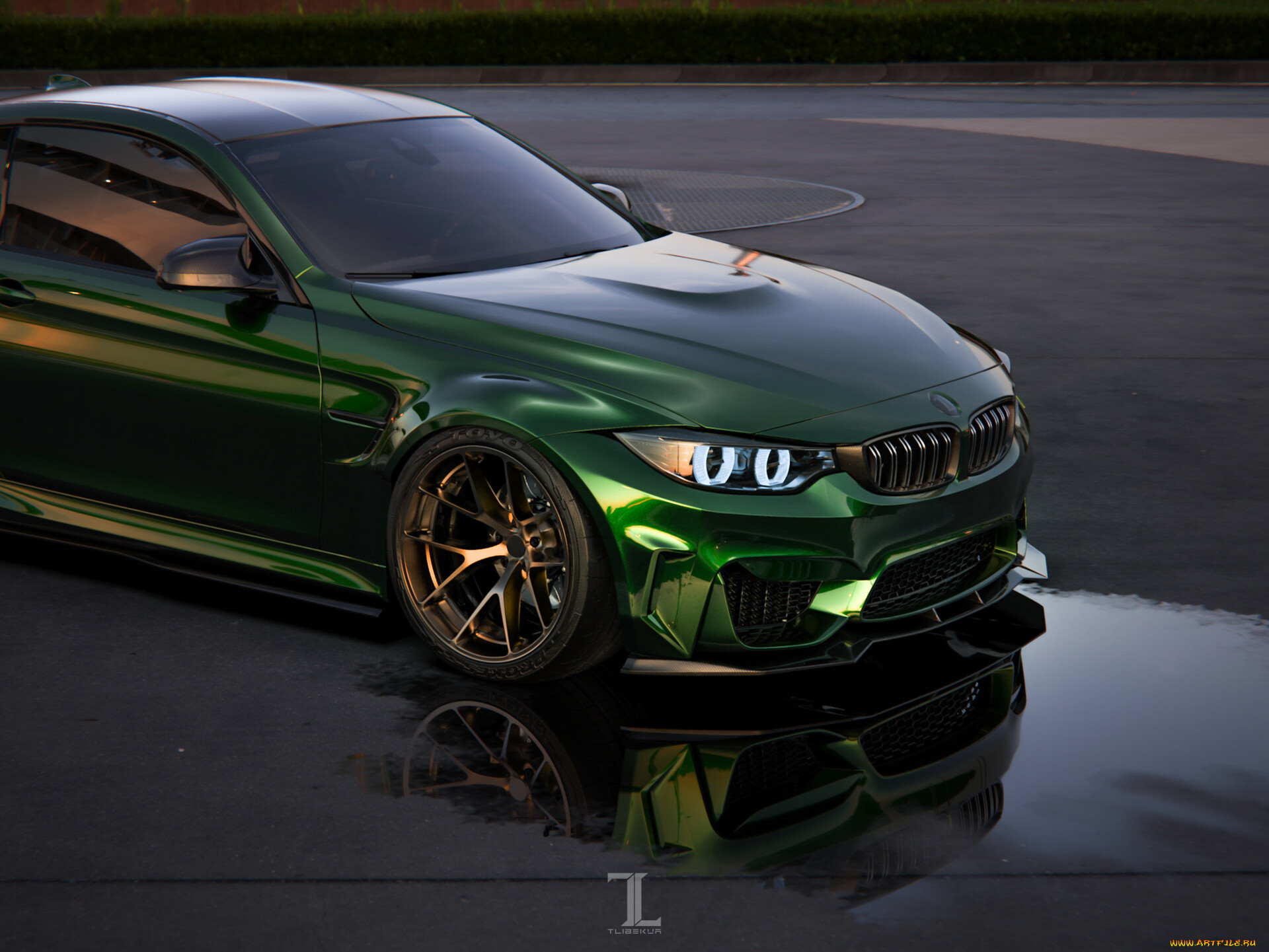 , 3, bmw, m4, widebody, kit, full, throttle, stance, tuning